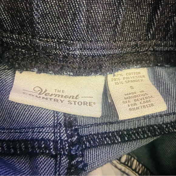 Vermont country store denim small pull on pants - Picture 3 of 6